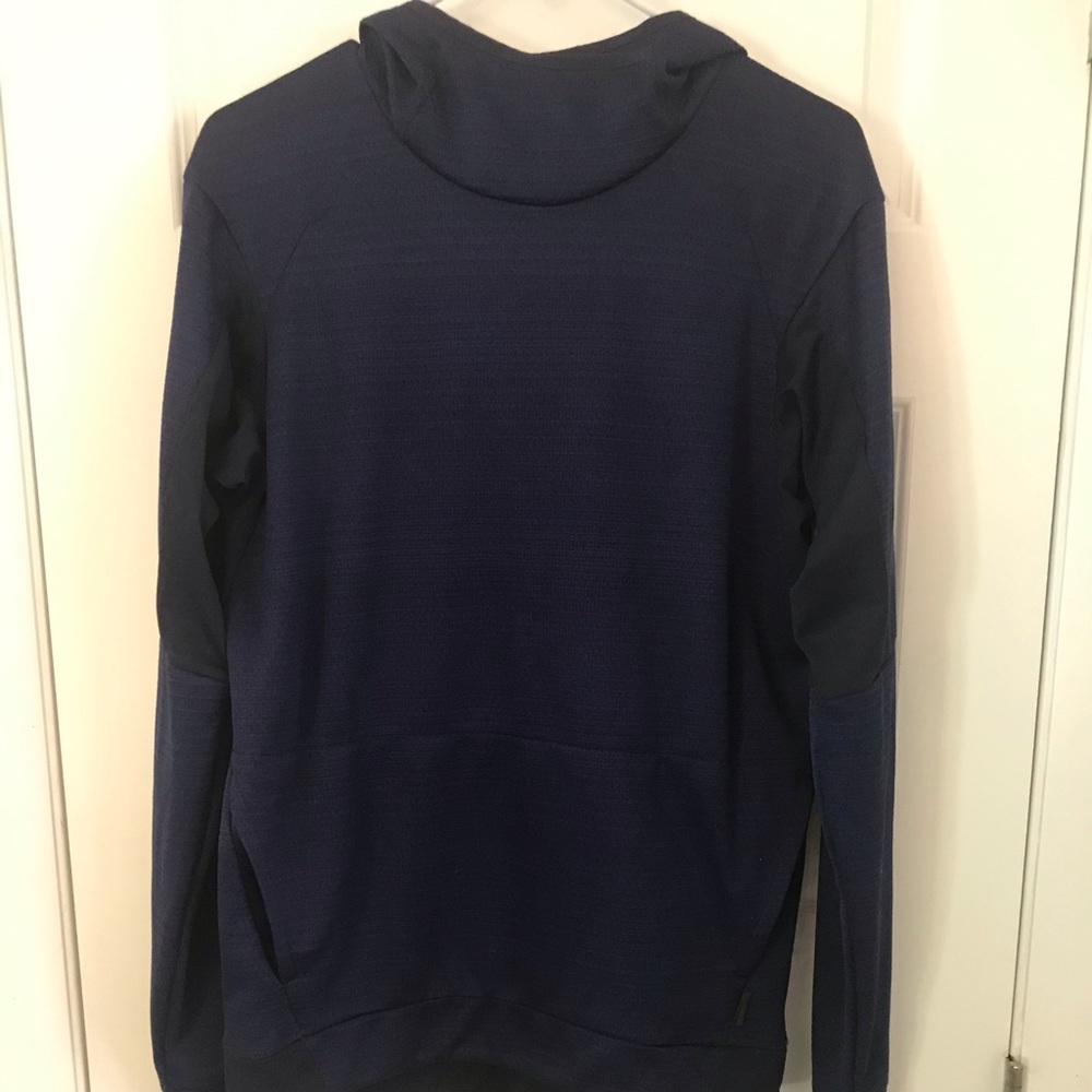 REI Co Op Mens Medium Blue Hooded Base Layer Top